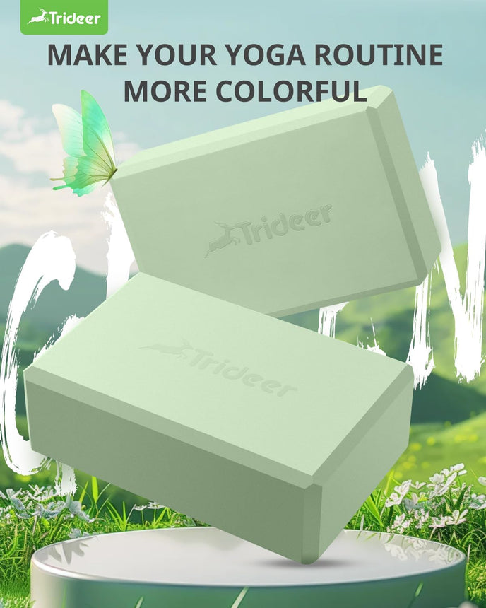 Trideer Yoga Blocks 2 Pack