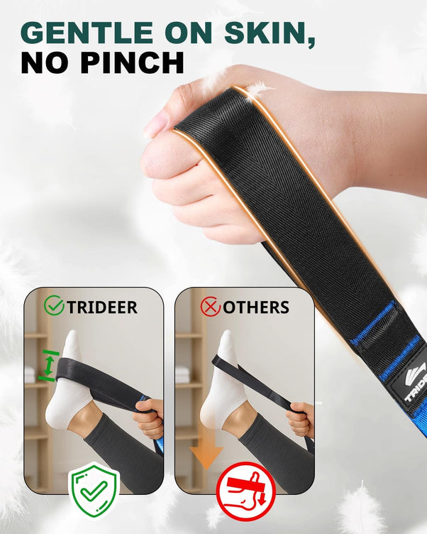 Trideer 10 Loops Non-Elastic Stretching Strap - Premium Version