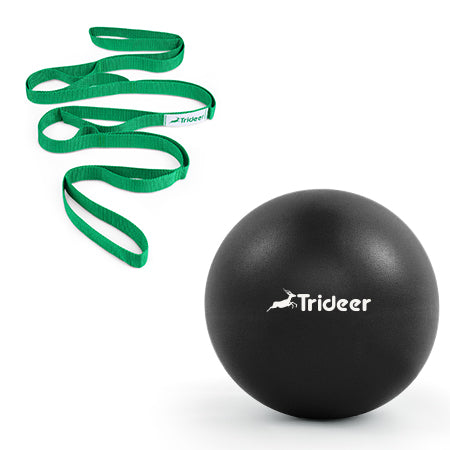 Trideer Bundle - MINI Ball & Stretching Strap （Free Shipping）