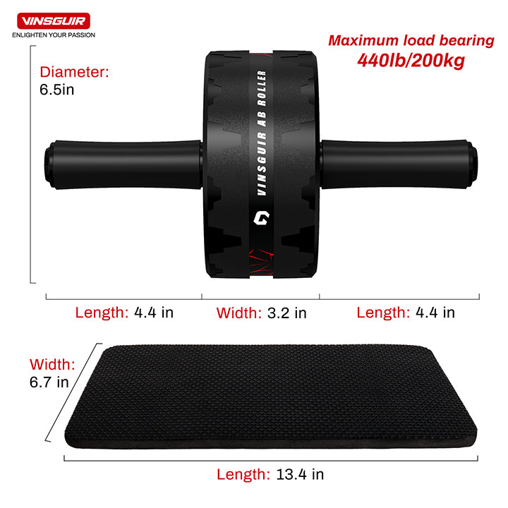 Vinsguir Double Wheel AB Roller For Abs Workout